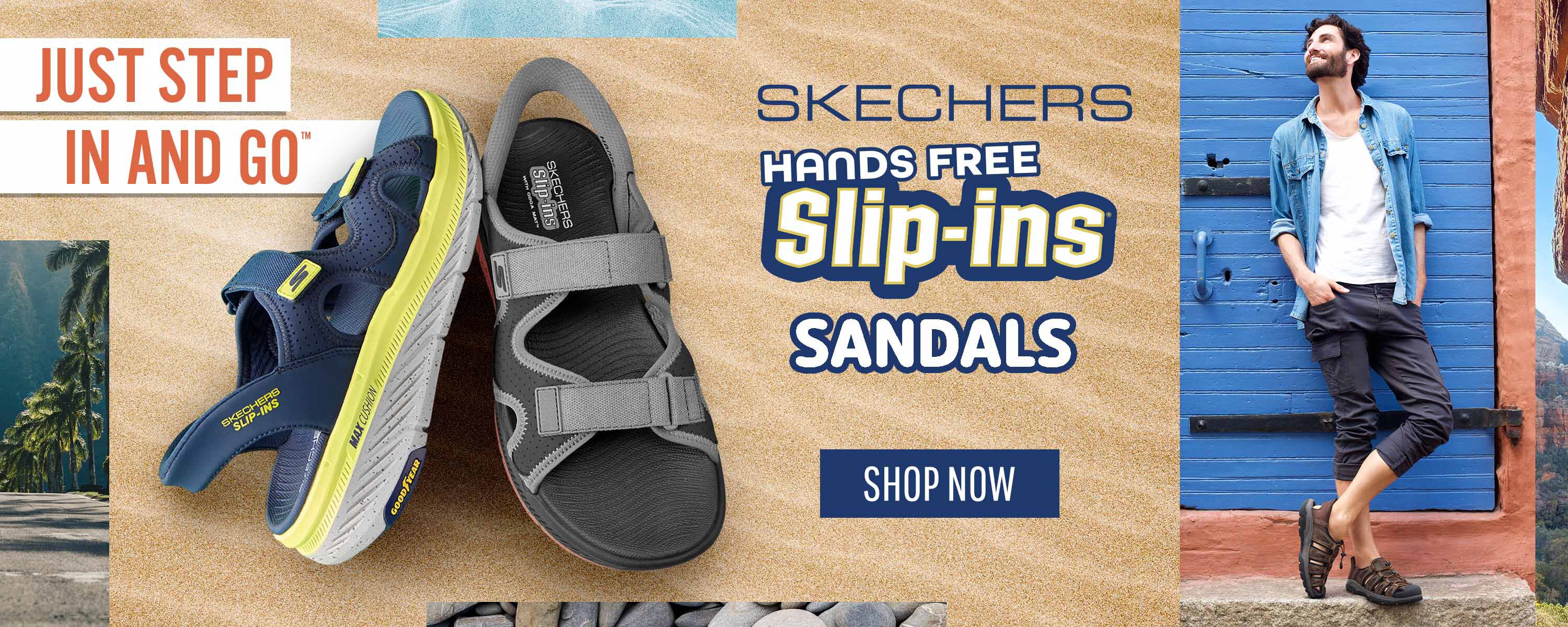 Hands Free Slip-in Sandals ~ Shop Now